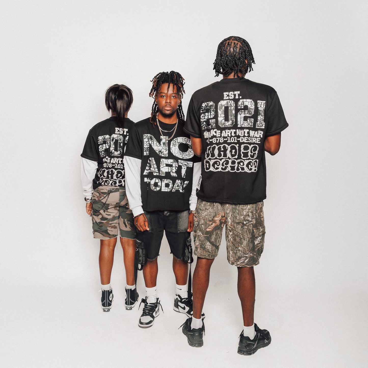“NO ART TODAY” Tee