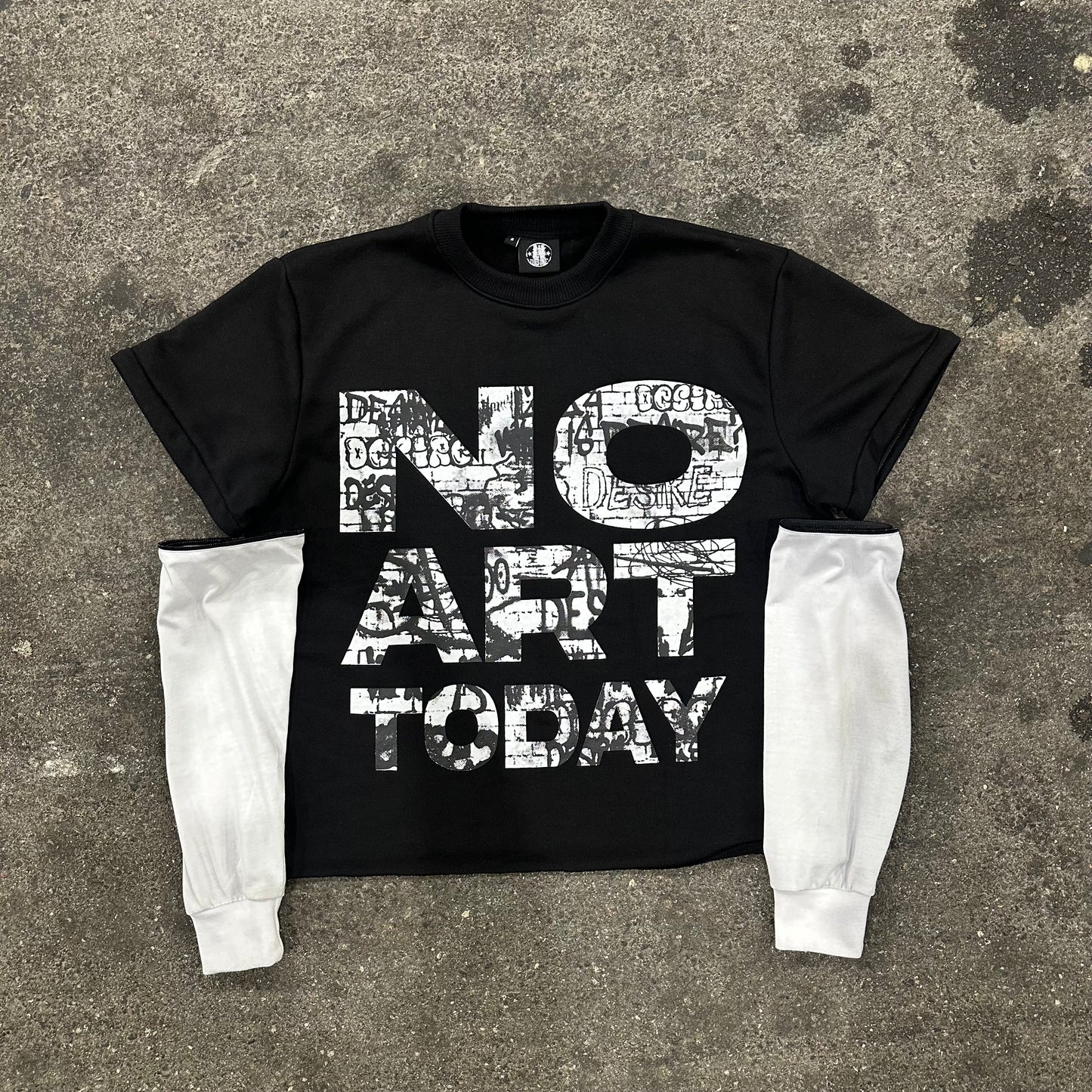 “NO ART TODAY” Tee