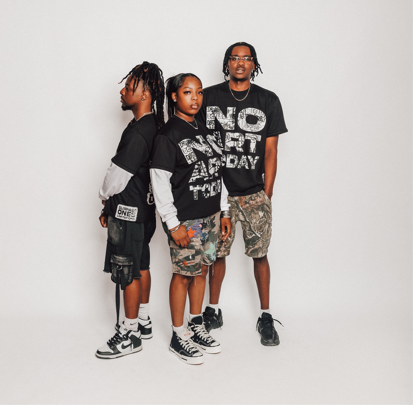 “NO ART TODAY” Tee
