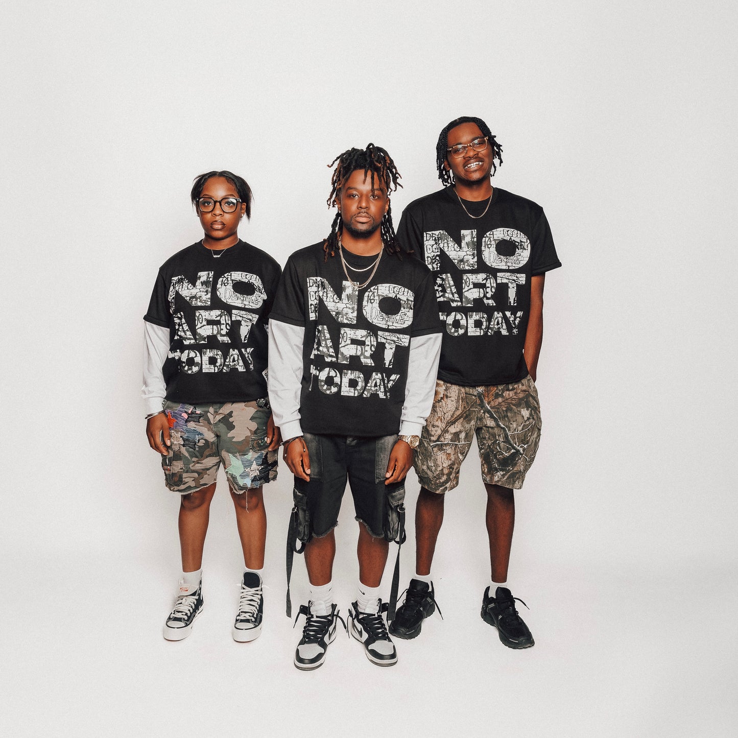“NO ART TODAY” Tee