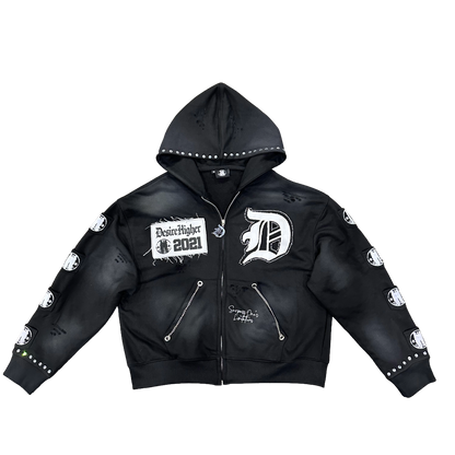“METALLIC” Zip Up