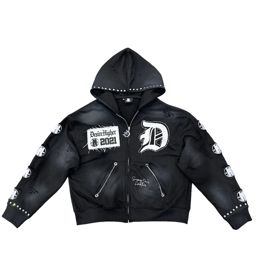 “METALLIC” Zip Up