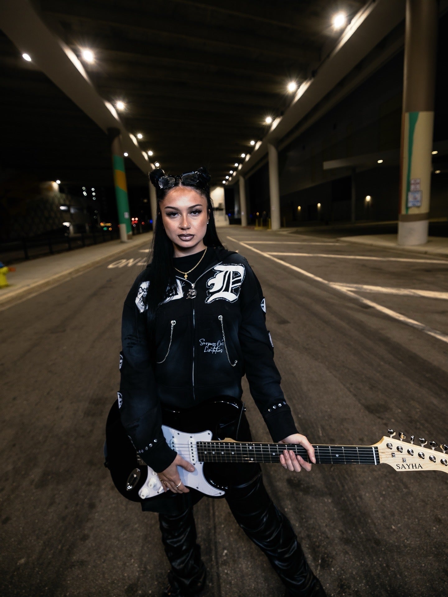 “METALLIC” Zip Up