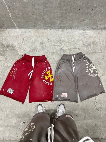 “FOREVER” 3/4 Shorts Gray