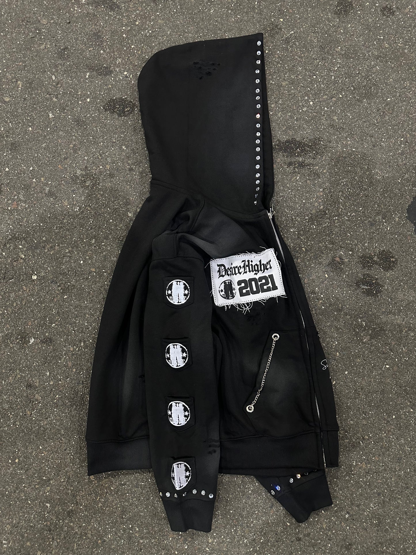 “METALLIC” Zip Up