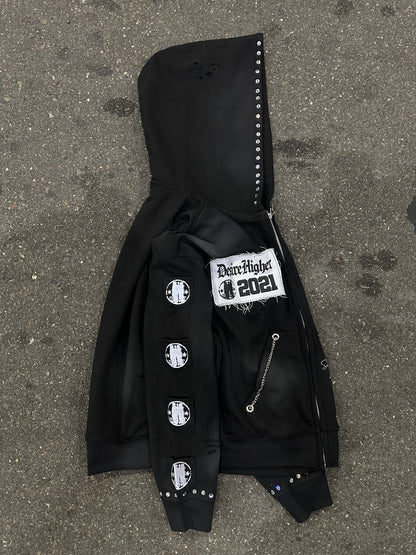 “METALLIC” Zip Up