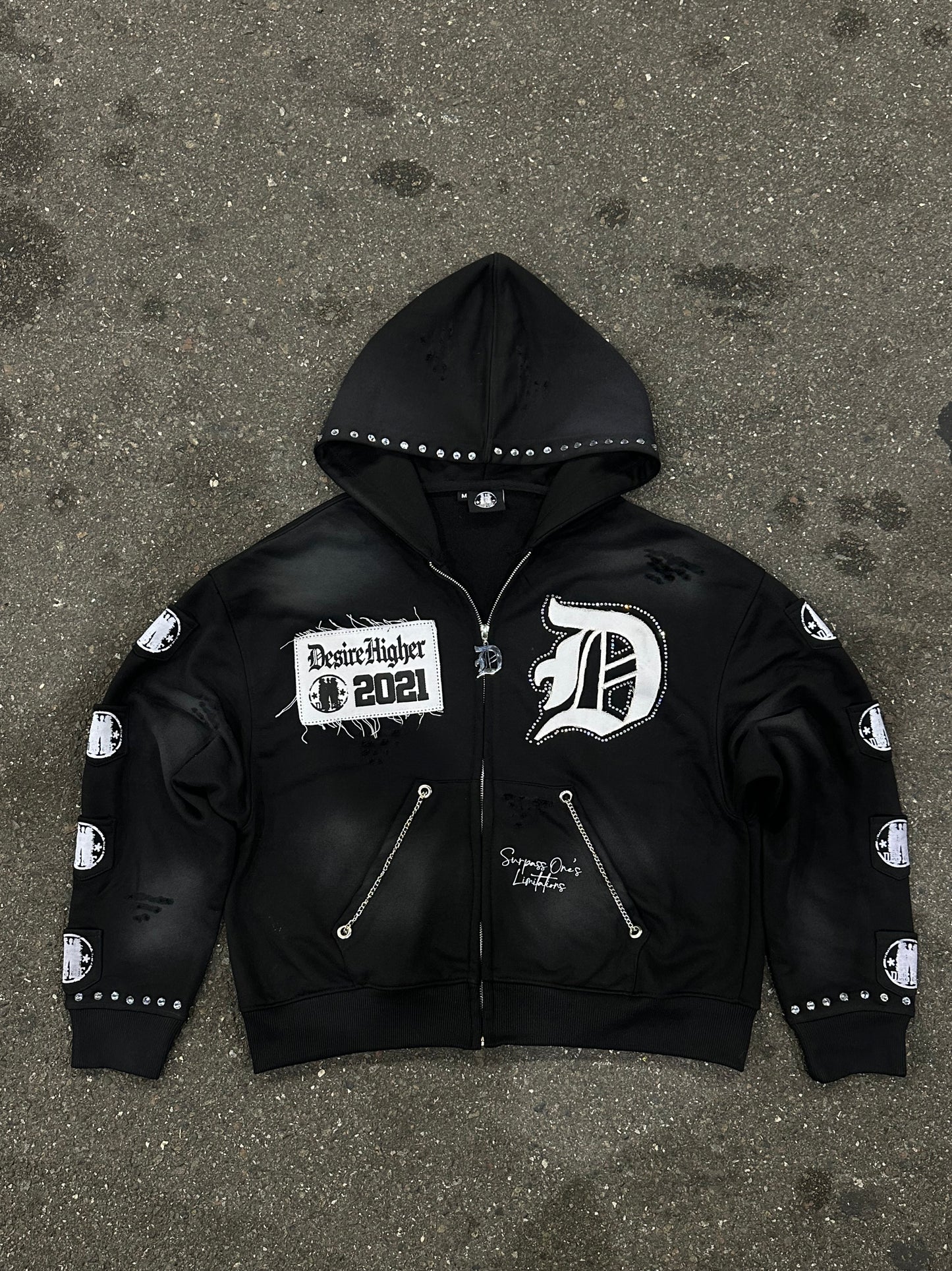 “METALLIC” Zip Up