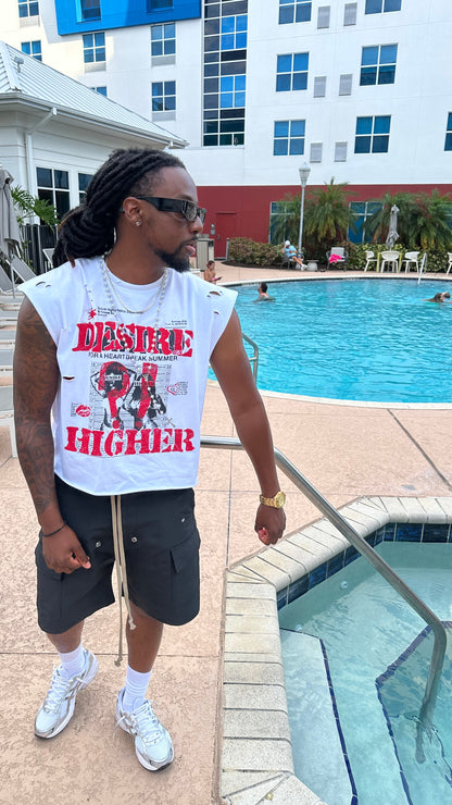 “WANTED” Cut Off Tee