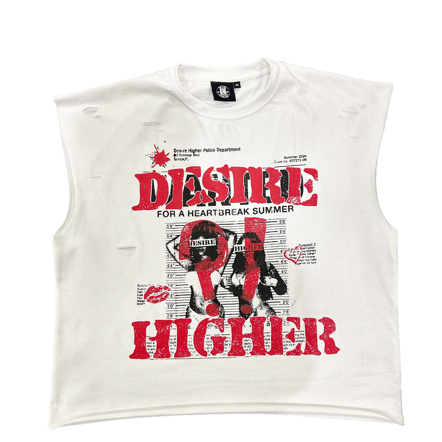 “WANTED” Cut Off Tee