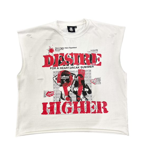 “WANTED” Cut Off Tee