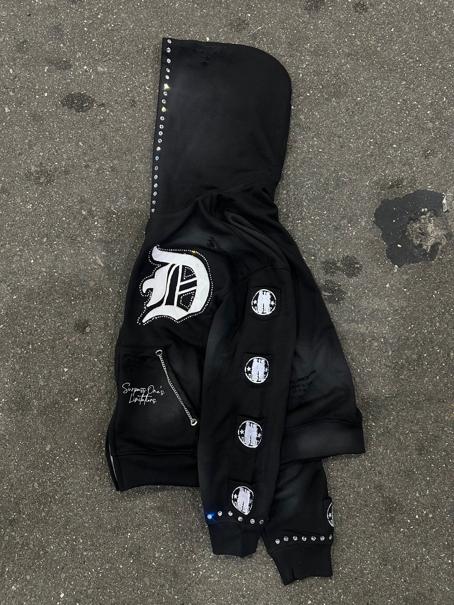 “METALLIC” Zip Up