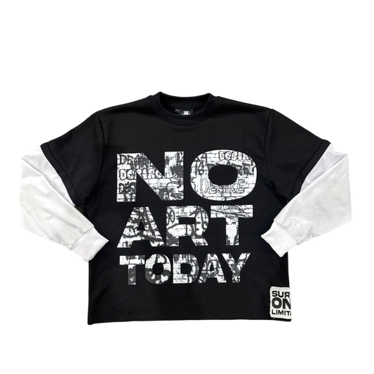 “NO ART TODAY” Tee
