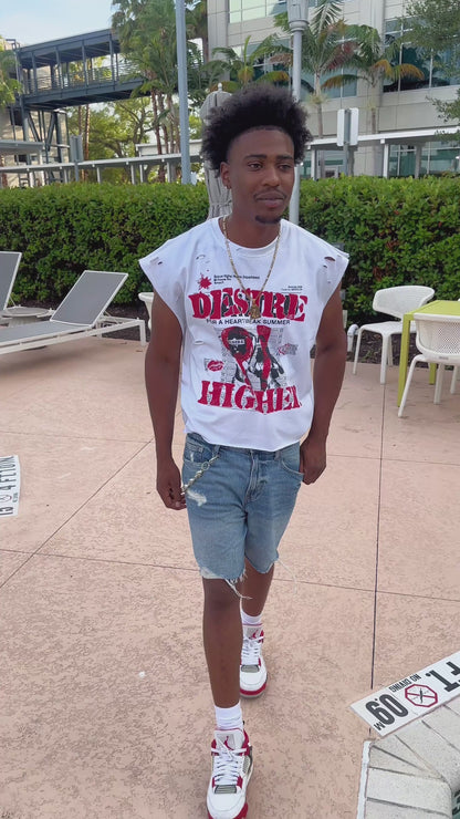 “WANTED” Cut Off Tee