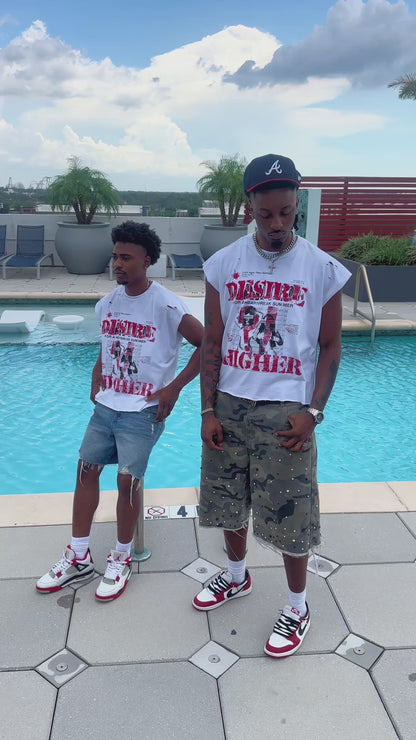 “WANTED” Cut Off Tee
