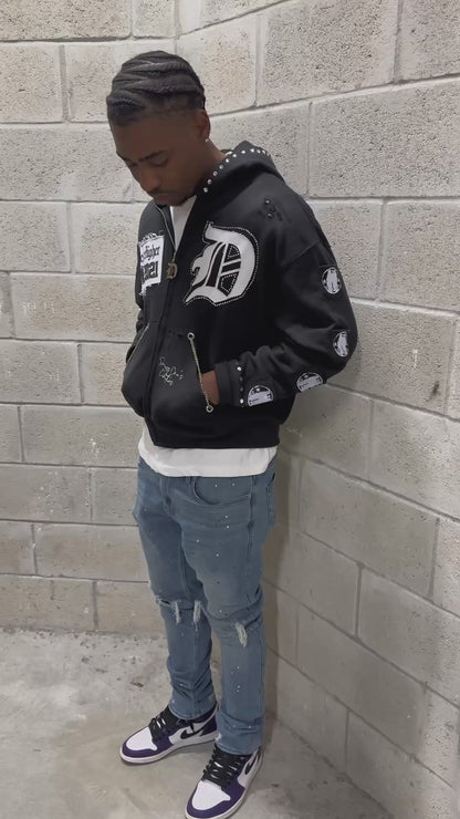 “METALLIC” Zip Up